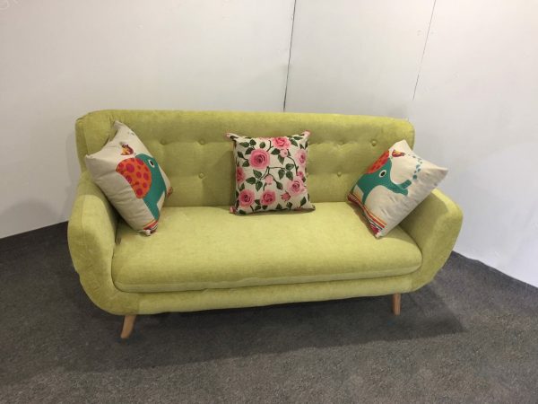 sofa văng màu vàng chanh